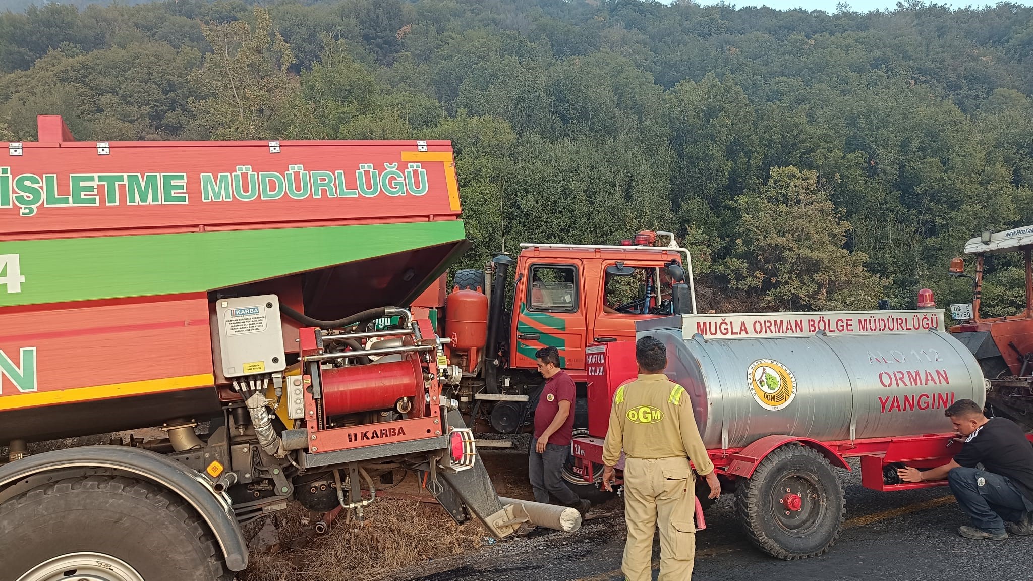 Aydın Bozdoğan’da Yangının Önü Kesildi (5)