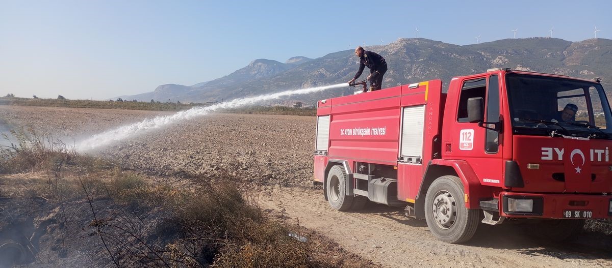 Aydın’da Azmaklar Kurudu, Sazlıklar Yandı (6)