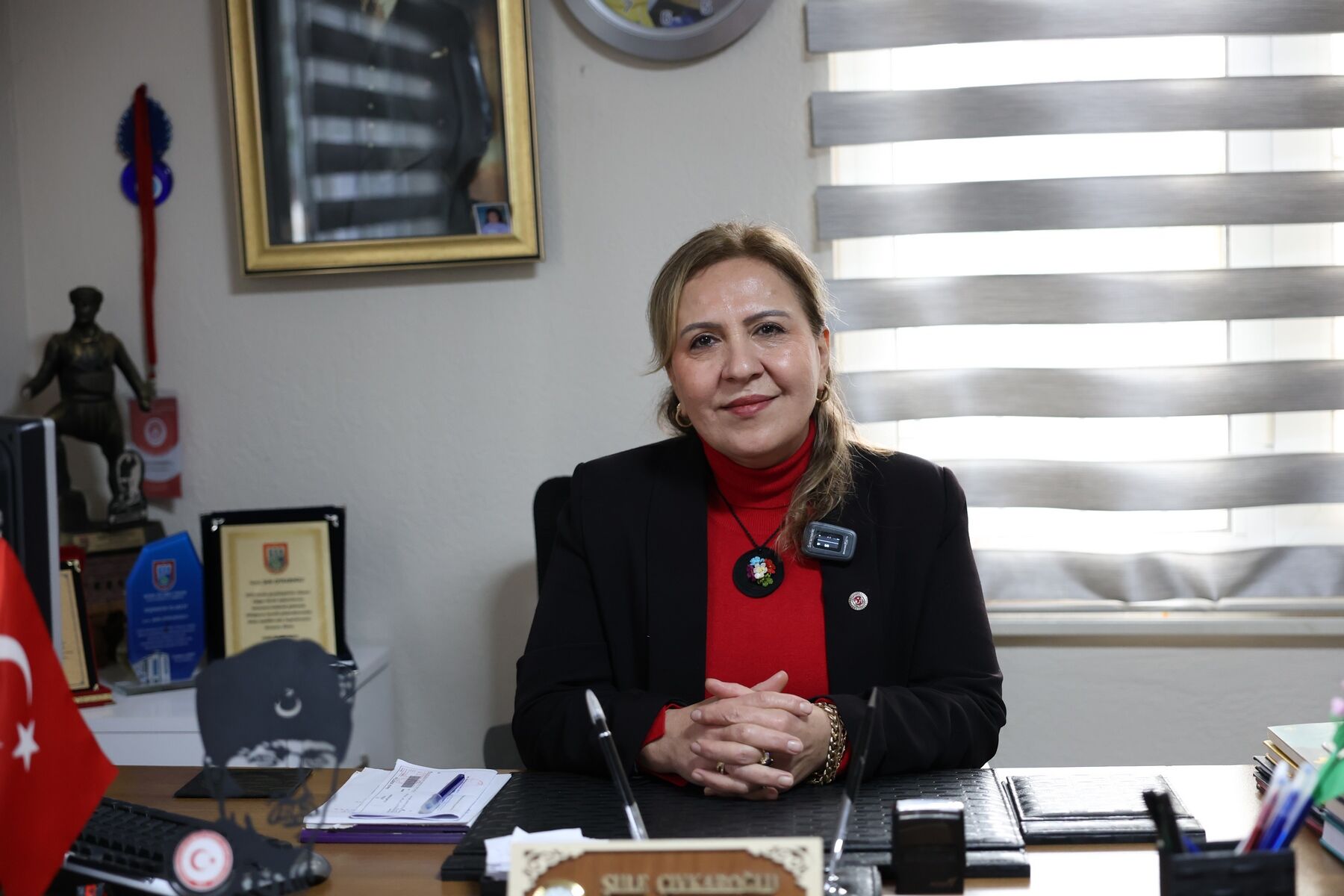 Girne Mahallesi Muhtarı Ve Aydın İl Ve İlçe Muhtarlar Federasyonu Başkanı Şule Çıvkaroğlu