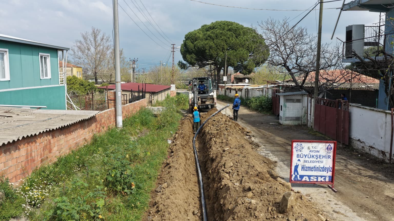 Başkan Çerçioğlu Aydın’ın tüm ilçelerinde altyapı yatırımlarını sürdürüyor
