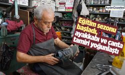 Eğitim sezonu başladı, ayakkabı ve çanta tamiri yoğunlaştı