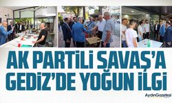 Ak Partili Savaş’a Gediz’de yoğun ilgi