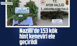 Nazilli’de 153 kök hint keneviri ele geçirildi