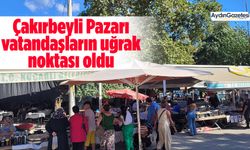 Çakırbeyli Pazarı vatandaşların uğrak noktası oldu