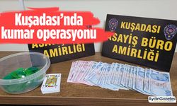 Kuşadası’nda kumar operasyonu