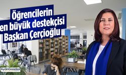 Öğrencilerin en büyük destekçisi Başkan Çerçioğlu