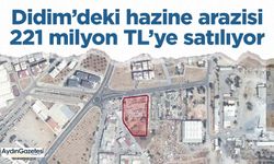 Didim’deki hazine arazisi 221 milyon TL’ye satılıyor