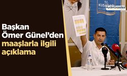 Başkan Ömer Günel’den maaşlarla ilgili açıklama