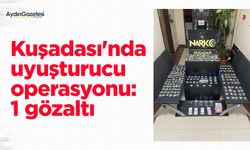 Kuşadası'nda uyuşturucu operasyonu: 1 gözaltı