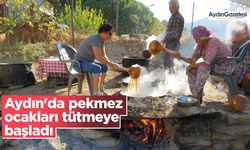 Aydın'da pekmez ocakları tütmeye başladı