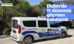 Didim’de 11 düzensiz göçmen yakalandı