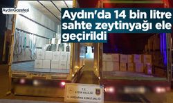 Aydın'da 14 bin litre sahte zeytinyağı ele geçirildi