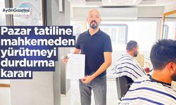 Pazar tatiline mahkemeden yürütmeyi durdurma kararı