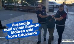 Boşandığı eşini evinin önünde öldüren eski koca tutuklandı