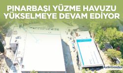 Pınarbaşı Yüzme Havuzu yükselmeye devam ediyor