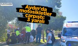 Aydın'da motosikletler çarpıştı: 3 yaralı