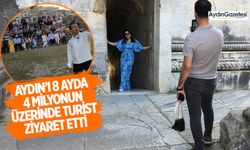 Aydın’ı 8 ayda 4 milyonun üzerinde turist ziyaret etti