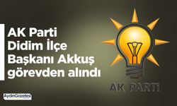 AK Parti Didim İlçe Başkanı Akkuş görevden alındı