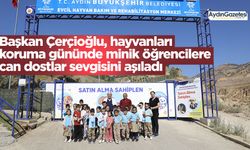 Başkan Çerçioğlu, hayvanları koruma gününde minik öğrencilere can dostlar sevgisini aşıladı