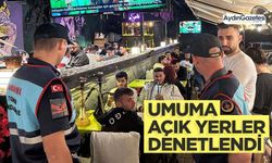 Umuma açık yerler denetlendi