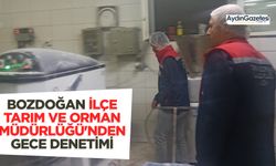 Bozdoğan İlçe Tarım ve Orman Müdürlüğü'nden gece denetimi