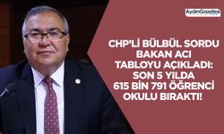 CHP’li Bülbül sordu, Bakan acı tabloyu açıkladı: Son 5 yılda 615 bin 791 öğrenci okulu bıraktı!