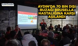 Aydın'da 70 bin dişi buzağı brusella hastalığına karşı aşılandı