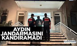 Aydın jandarmasını kandıramadı