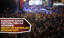 Kuşadası Sokak Festivali'nin ilk gününde Necati ve Saykolar rüzgarı esti