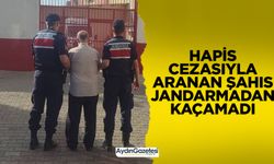 Hapis cezasıyla aranan şahıs jandarmadan kaçamadı