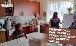 Didim'de okul kantinleri ve yemekhanelerde gıda denetimi yapıldı