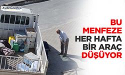 Bu menfeze her hafta bir araç düşüyor