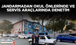 Jandarmadan okul önlerinde ve servis araçlarında denetim