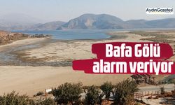 Bafa Gölü alarm veriyor