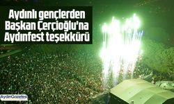 Aydınlı gençlerden Başkan Çerçioğlu'na Aydınfest teşekkürü