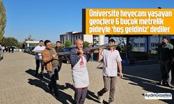 Üniversite heyecanı yaşayan gençlere 6 buçuk metrelik pideyle ‘hoş geldiniz’ dediler