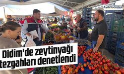 Didim'de zeytinyağı tezgahları denetlendi