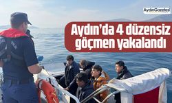 Aydın’da 4 düzensiz göçmen yakalandı