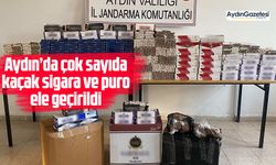 Aydın’da çok sayıda kaçak sigara ve puro ele geçirildi