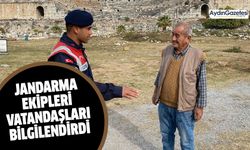 Jandarma ekipleri vatandaşları bilgilendirdi