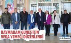 Kaymakam Güneş için veda yemeği düzenlendi