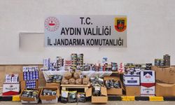 Aydın'da jandarma 242 bin 260 tütün dolu makaron ele geçirdi