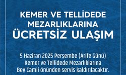 Efeler Belediyesi'nden bayram ari̇fesi̇nde mezarlıklara ücretsi̇z servi̇s