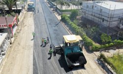 Büyükşehir'in çalışmaları ile Akbük yolu yenileniyor