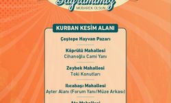 Efeler’de kurban kesim noktaları belirlendi