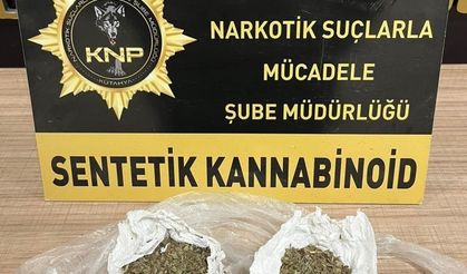 Kütahya otogarında 2 kişinin üzerinde uyuşturucu ele geçirildi