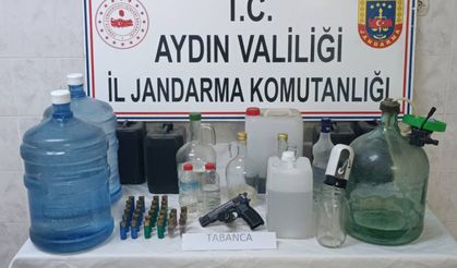 Didim’de sahte alkol operasyonu