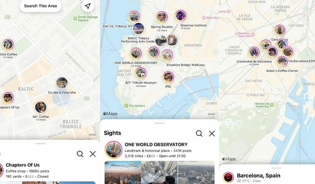 Instagram'a haritalar özelliği geliyor