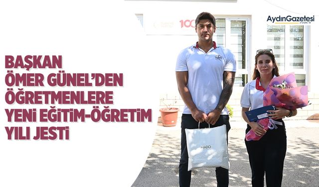 Başkan Ömer Günel’den öğretmenlere yeni eğitim-öğretim yılı jesti