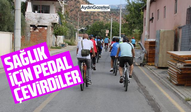 Sağlık için pedal çevirdiler